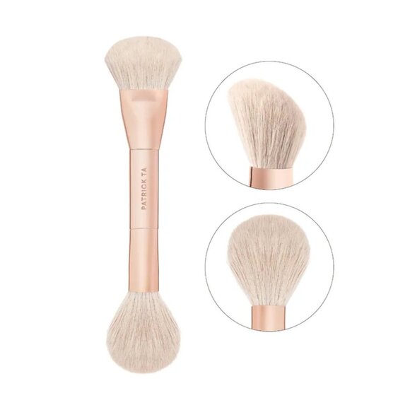 BNIB ✅ Patrick Ta ~ DUAL ENDED BLUSH BRUSH (For Face 3) ~ Award Winner ⭐NIB - Picture 3 of 11